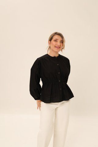 Легка котонова блуза 22542 фото